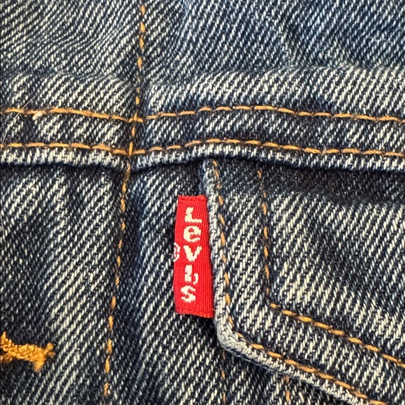 EUC! Levi’s Girls Sherpa Lined Denim Jacket, sz 8-10 - Picture 3 of 12